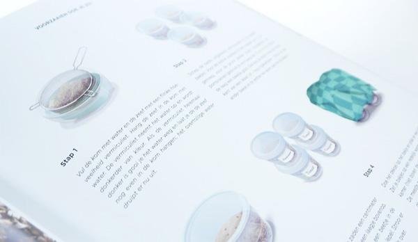 Duidelijke illustraties in het boek van de Makkelijke Moestuin