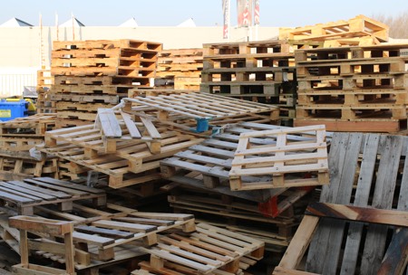 Gebruikte pallets bij Novo