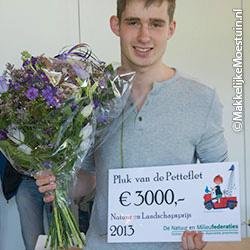Pluk van de petteflet prijs gewonnen Makkelijke Moestuin