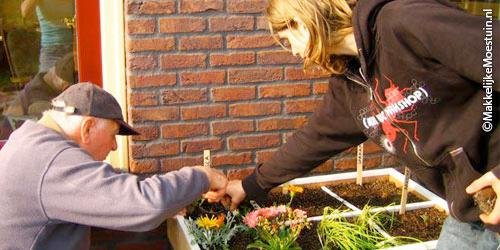 samen de bak beplanten