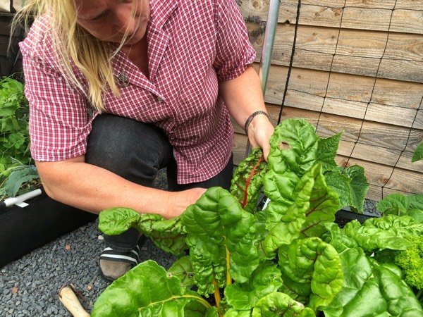 Kristin op inspectietocht