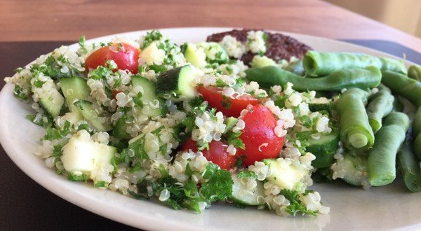 Zelfgemaakte tabouleh