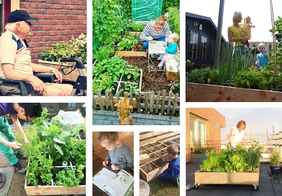 Veel mesnen begonnen ook met een Makkelijke Moestuin