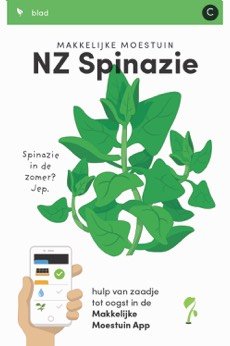 Makkelijke Moestuinzaden Nieuw Zeelandse spinazie