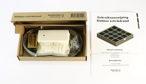 Slakkenschrikdraad van de Makkelijke Moestuin