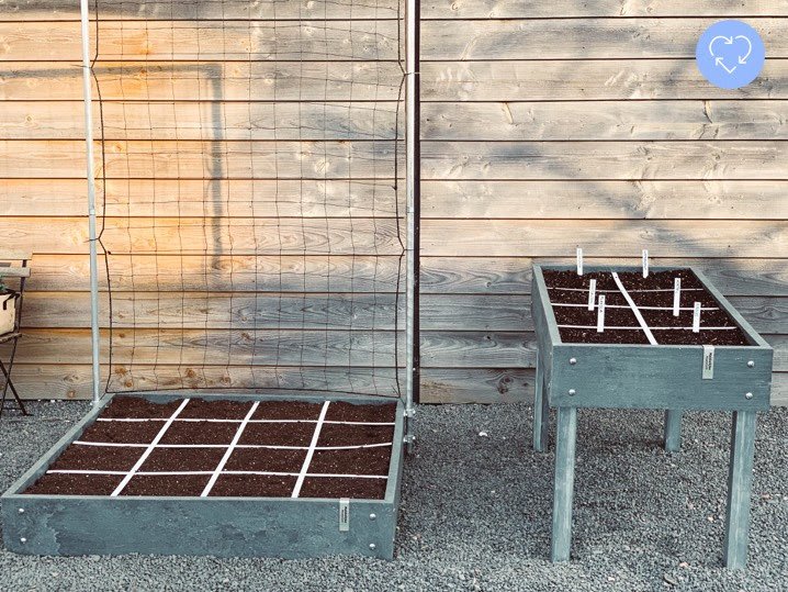 De mooiste Makkelijke Moestuinbak van recycled plastic: onverwoestbaar.