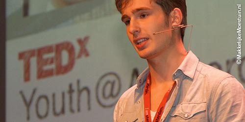 Jelle Makkelijke Moestuin op TedX youth 2013