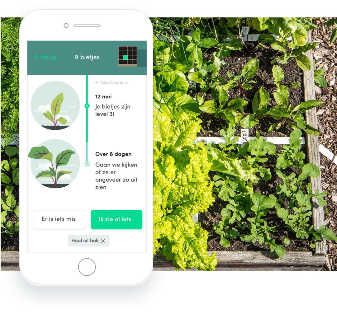 Makkelijke Moestuin app timing