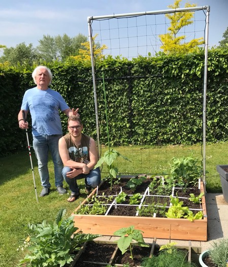 Remy's Makkelijke Moestuin, trost op mijn tuin